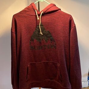 Burgundy Burton Hoodie Large